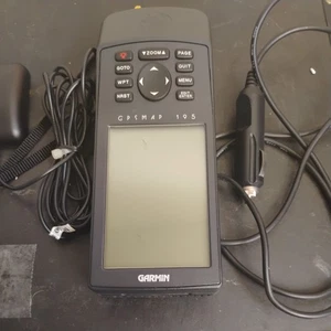 BUNDLE Garmin GPSMAP 195 Aviation GPS Antenna power supply TESTED powers on - Picture 1 of 9
