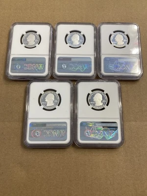 2010 S Silver Quarter Set NGC PF 70 ultra cameo  - Image 1 of 2