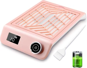 Bürstenloser Nagelstaubsauger 5000 U/min wiederaufladbar mit wiederverwendbarem Filter & Staub - Bild 1 von 9