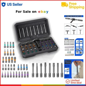 42 in 1 Magnetic Screwdriver Set Multi-Bit Ratchet Portable Repair Tool Kit - Picture 1 of 9