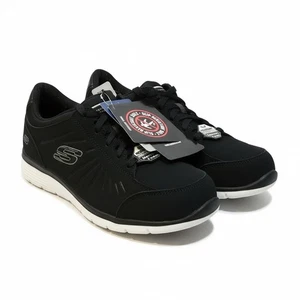 Zapatos Skechers Work relajados de espuma viscoelástica antideslizantes negros talla 9 - Imagen 1 de 8