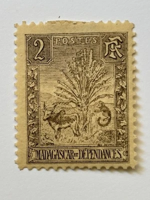 Французские колонии - Мадагаскар Скотт #64 (1903) MH - Бесплатная доставка - Изображение 1 из 2
