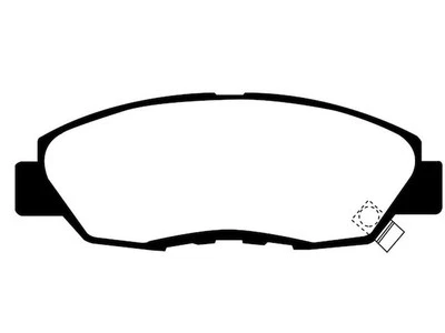 Комплект передних тормозных колодок для Honda Civic 1997 1998 2000 2001 DF185WT 1996-2015 годов выпуска - Изображение 1 из 4