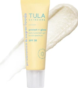 Tula Award Winning Protect + Glow Daily Sunscreen Gel Broad Spectrum SPF 30 - Picture 1 of 7