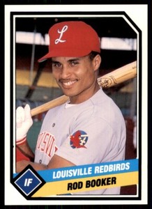 1989 CMC Louisville Red Birds Rod Booker Louisville Redbirds #8