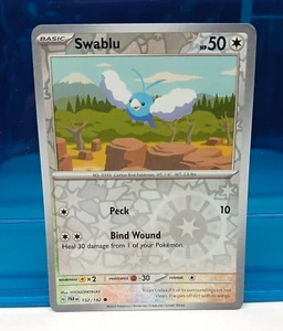 Swablu Reverse Holo - 152/182 - Paradox Rift Pokemon 2023 - Picture 1 of 2