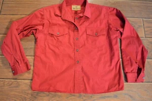 King Ranch Damen rotes Western Cowboy Hemd, Knopfleiste, XL, gut gemacht - Bild 1 von 3