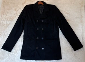 Zara Men's Sport Blazer Men Size 38 Black Double Breasted EUC Made in China - Picture 1 of 15