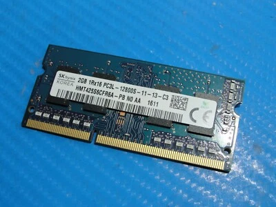 Asus Q304UA-BBI5T10 SK Hynix SO-DIMM Memory RAM 2GB PC3L-12800S HMT425S6CFR6A-PB - Image 1 of 3