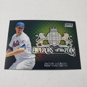 2020 Stadium Club Chrome Emperors Of The Zone Jacob DeGrom # 13 - Picture 1 of 2
