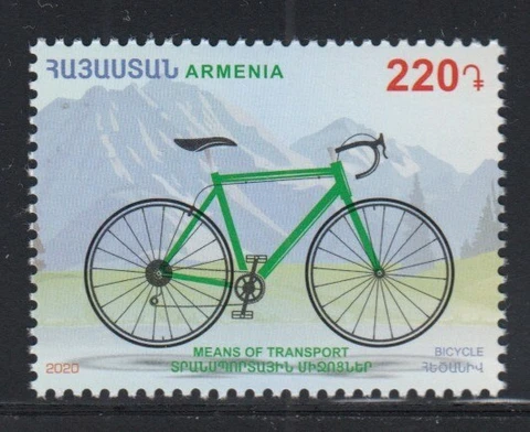 ARMENIA Means of Transport: Bicycle MNH stamp Cover