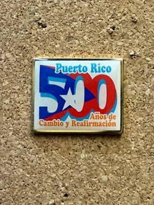 Puerto Rico's 500th Anniversary (1993) Lapel Pin - Picture 1 of 1