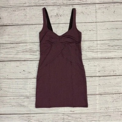 Vestido Free People SLIP DRESS Intimately Ciruela Berry Lunares Bodycon Mini Vestido Mediano Foto 1 de 4