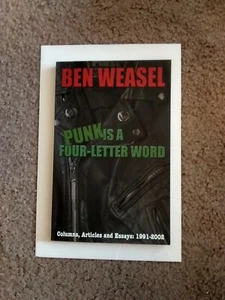 PUNK IST EIN WORT AUS VIER BUCHSTABEN - Ben Foster/KREISCHENDES WIESEL, '02 1. PB Druck * SELTEN! - Bild 1 von 2