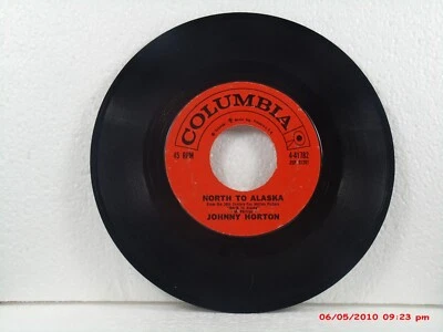 JOHNNY HORTON -(45)- NORTH TO ALASKA / THE MANSION YOU STOLE - COLUMBIA - 1960 - Image 1 of 3
