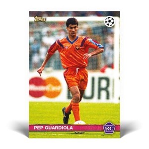 TOPPS THE LOST ROOKIE 2023 CHAMPIONS LEAGUE PEP GUARDIOLA BARCELONA PREORDER