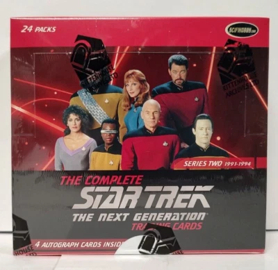RITTENHOUSE THE COMPLETE STAR TREK TNG SERIES 2 HOBBY BOX SEALED NEW U.S. - Image 1 of 4