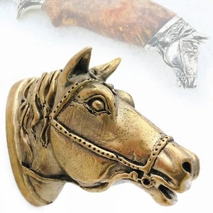 Cuchillo de metal fundido a mano CooB pomo reforzador caballo para hacer cuchillos personalizados - Imagen 1 de 7