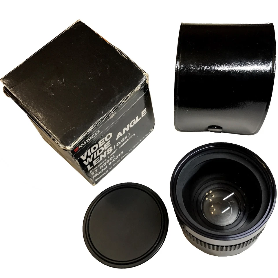 AMBICO video wide angle lens ( .6x) Model V-0315 unused - Image 1 of 1