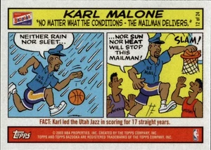 2003-04 Bazooka Comics #12 Karl Malone - Picture 1 of 2