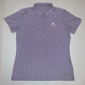 Riviera Country Club Nike Dri-Fit Golf Polo Women’s Large Purple Genesis Open - Picture 1 of 10