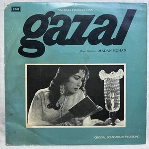 Gazal LP Vinyl Record Music Madan Mohan Rare 1965 Bollywood Hindi Film India VG+ - Picture 1 of 8
