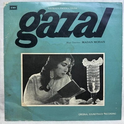 Gazal LP Vinyl Record Music Madan Mohan Rare 1965 Bollywood Hindi Film India VG+ - Image 1 of 4