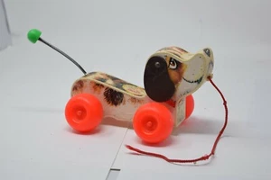 Vintage Antique Toy Fisher-Price Little Snoopy Pull Number 2034, From 1965 - Picture 1 of 8