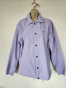 New with Tags DICKIES OAKPORT Coach Jacket Lilac Purple S UK 10 Snap Coat Pocket - Picture 1 of 24
