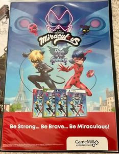 Miraculous: Rise of the Sphinx RARE PS5 Switch 42cm x 59cm Promotional Poster - Picture 1 of 1