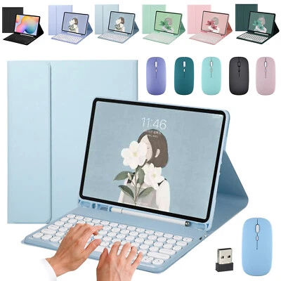 Keyboard Mouse Case Cover For Samsung Galaxy Tab  S6Lite 2024/S9/S9FE/A9+ Tablet - Image 1 of 4