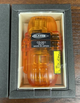 Nuevo Encendedor Antorcha BLAZER "The Blazer" CG-001 Naranja Butano Recargable Foto 1 de 4