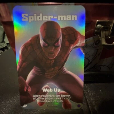 UNO Ultimate Marvel 2022 SPIDER-MAN Chase FOIL Card ULTRA RARE FREE SHIPPING - Image 1 of 3