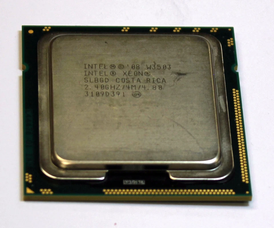 Intel Xeon W3503 SLBGD 2.40 GHz 4M Cache Dual Core CPU LGA1366 Processor - Image 1 of 1