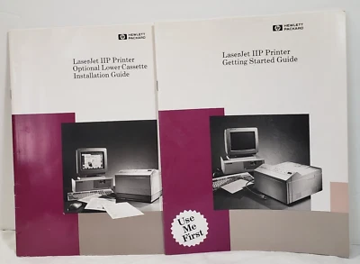 HP Hewlett Packard LaserJet IIP Printer OLC Installation+ Getting Started Guides - Image 1 of 4