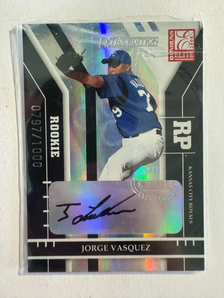 K233,574 - 2004 Donruss Elite Extra Edition #256 Jor Vasquez Auto #/1000 RC - Image 1 of 1