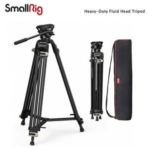 Trépied tête fluide robuste SmallRig AD-01 3751 plaque universelle à libération rapide A - Photo 1/15