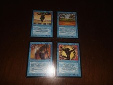 MTG Magic Spell Blast, Power Leak, Phantasmal Terrain, Jump x1 Beta MP Average