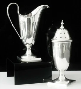 Immaculate Sterling Silver Sugar & Cream, Emile Viner, Sheffield 1959 - Picture 1 of 12