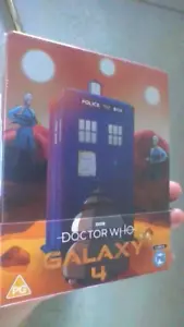 Doctor Who Galaxy 4 BRANDNEU VERSIEGELT STEELBOOK BLU RAY - 2 Discs neuwertig/unmarkiert - Bild 1 von 4
