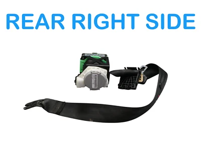 Cinturón de seguridad trasero derecho pasajero 11-17 Audi A8 Quattro refractor fabricante original Foto 1 de 4