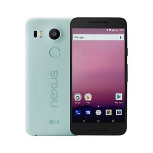 LG Nexus 5X Ice Blue Android Smart Mobile Cellular Camera Phone 16GB Unlocked UK