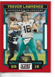 2023 Panini SCORE Trevor Lawrence Carta Parallela Rossa - Foto 1 di 1