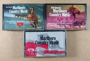 The Best of Marlboro Country Music 3 CASSETTE LOT - Imagen 1 de 3