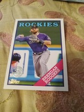 2023 Topps Series 1988 35th Anniversary Brendan Rodgers T88-40 Rockies