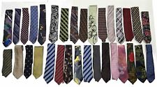 Huge Lot Of 32 Men's Neck Ties Neckties Various Brands & Sizes Beene Garcia Etc
