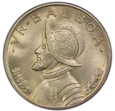 Panama - 1947 1 Balboa - PCGS MS65 - GORGEOUS MARK FREE SURFACES - Image 1 of 4