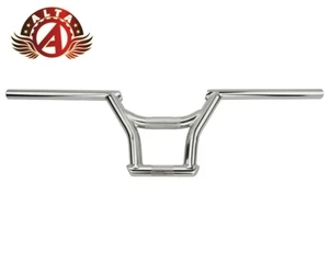 ALTA Bicycle BMX Style Handle Bar Curved Chrome 28" Wide Handlebar Clamp 22.2mm - Picture 1 of 1