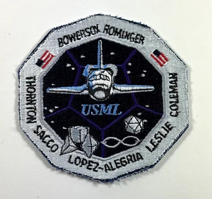 Shuttle Columbia STS-73 Patch 1995 Bowersox Rominger Thornton Coleman Sacco 4 Zoll - Bild 1 von 4