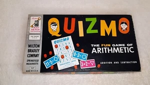 Vintage QUIZMO Milton Bradley Arithmetic Game Addition & Subtraction 1958 - Picture 1 of 9